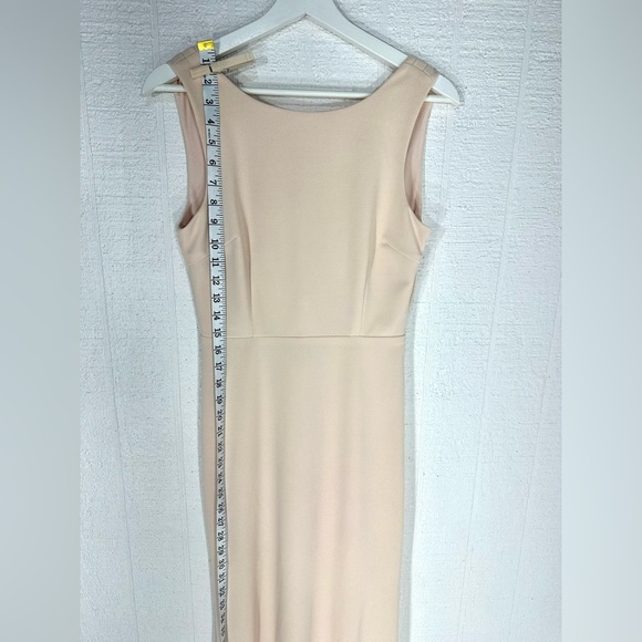 Lulus Call My Name Blush Pink low cowl back formal gown size S - Picture 5 of 16